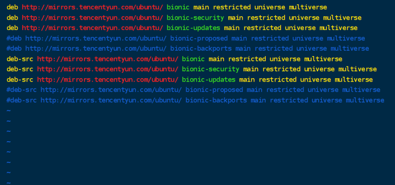 Ubuntu修改apt更新源为腾讯源方法-吾爱懒猫